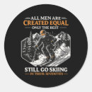 Search for mountain life stickers Skier