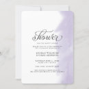 Search for amethyst bridal shower invitations Modern