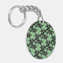 Search for irish charm key rings Four leaf clover