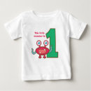 Search for monster first birthday tshirts Cute