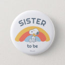 Search for sis badges peanuts baby shower