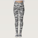 Search for horror leggings Black and white