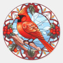 Search for watercolor cardinal bird stickers Snow