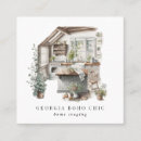 Search for home staging business cards Watercolor