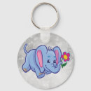 Search for cartoon elephant key rings Illustration