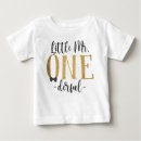 Search for mr onederful baby shirts Baby boy
