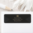 Search for gold crown return address labels Royal