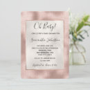 Search for rose gold baby shower invitations Pretty