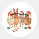 Search for santa chicken stickers Xmas