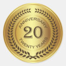 Search for 20 year anniversary stickers 20th