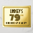 Search for 79th birthday invitations Elegant