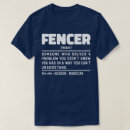 Search for fencing tshirts Fence installer