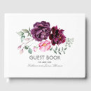 Search for plum wedding guest books Chic