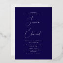 Search for midnight blue invitations Modern