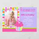 Search for cupcake birthday invitations Rainbow