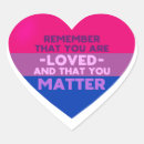 Search for bisexual pride love stickers Heart