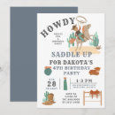 Search for cowboy 4th birthday invitations For kids