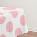 Search for pink polka dots tablecloths Pink and white