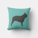 Search for french bulldog cushions Silhouette