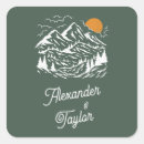 Search for green mountains stickers Forest