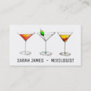 Search for mixologist business cards Cocktail