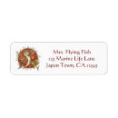 Search for bamboo return address labels Asian