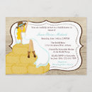 Search for country chic bridal shower invitations Cowboy