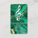 Search for vocalist business cards Music teacher