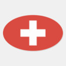 Search for red cross flag stickers Switzerland