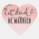 Search for eat drink and be married stickers Trendy