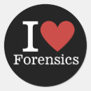 Search for forensics stickers Crime scene investigation
