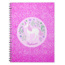 Search for unicorn glitter notebooks Pretty
