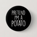 Search for funny potato badges Pumpkin