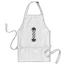 Search for barbers aprons Black and white
