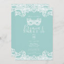 Search for turquoise sweet 16 invitations Vintage