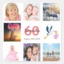 Search for 60 year old birthday stickers For her