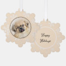 Search for tibetan spaniel christmas tree decorations Tibbie