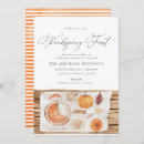 Search for fall feast invitations Watercolor