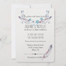 Search for feather wedding invitations Stylish