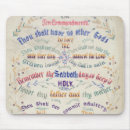 Search for commandments mousepads Christian