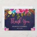 Search for floral wedding thank you cards Typography
