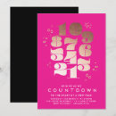 Search for new year countdown invitations Black