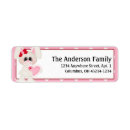 Search for cute valentines day return address labels Red