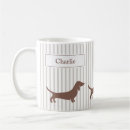 Search for funny sausage mugs Dachshund