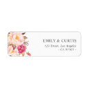 Search for romantic floral return address labels Modern