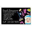 Search for cleaning service business card magnets Housekeeping