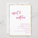 Search for faux gold foil invitations Pink