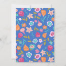 Search for abstract flower invitations Blue