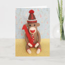 Search for sock monkey cards Boy