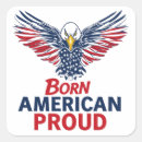 Search for proud american stickers Red white blue